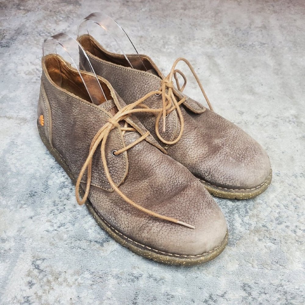 The ART Company Men's Tan Brown 41 U.S. 8 Shoes Bye Bye Suela Distressed Lace Up